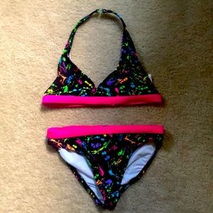 Kids neon swimsuit